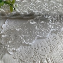 Кружево яблочко, 4,5 см, айвори, рулон 9 м