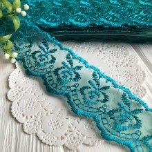 Кружево яблочко, 4,5 см, муреновый, рулон 9 м