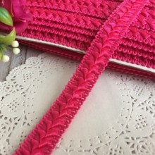 Тесьма самоса, 1,8 см, малиновый, моток 18 м