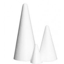 Пенопластовый конус, 20 см, упаковка 6 шт.