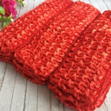 Повязка (тонкая вязка), 4 см, красная, упаковка 12 шт.