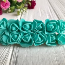 Роза 1,5-2 см, мятный, упаковка 12 пучков (144 шт.) Роза 1,5-2 см, мятный, упаковка 12 пучков (144 шт.)