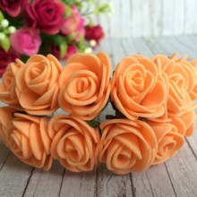Роза 1,5-2 см, темно-персиковая, упаковка 12 пучков (144 шт.) Роза 1,5-2 см, темно-персиковая, упаковка 12 пучков (144 шт.)