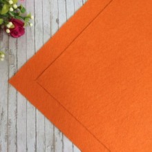 Фетр 1 мм, оранжевый, 40 х 50 см