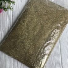 Присыпка глиттер, светлое золото, упаковка 1 кг