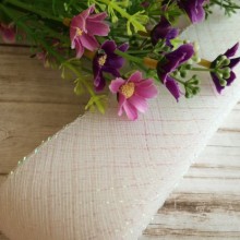 Регилин, 4 см, белый с перламутром, моток 20 м