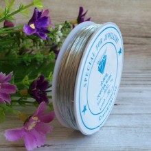 Проволока 0,3 мм, серебро, упаковка 12 шт.