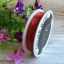 Проволока 0,3 мм, красная, упаковка 12 шт.