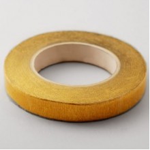 Тейп-лента, 12 мм, золото, рулон 27,5 м