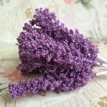 Травка-палочка, 10 см, фиолетовая, упаковка 144 шт.