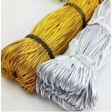 Шнур 0,5 мм, золото, моток 80 м