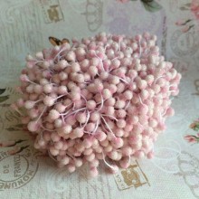 Сахарные тычинки, 4 мм, светло-розовые, пучок 900 шт.