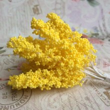 Травка-палочка, 10 см, желтая, упаковка 144 шт.