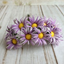 Ромашка рваная, 2,5 см, лиловая, упаковка 120 шт.