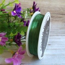 Проволока 0,37 мм, зеленая, упаковка 12 шт.