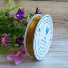 Проволока 0,3 мм, золото, упаковка 12 шт.