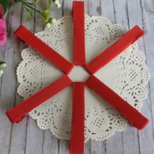 Крокодил в репсе, 5,5 см, красный, упаковка 100 шт.