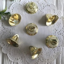 Колокольчик металлический, 21 мм, золото, упаковка 1000 шт.