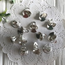 Колокольчик металлический, 12 мм, серебро, упаковка 2000 шт.