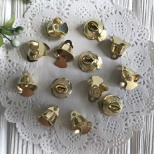 Колокольчик металлический, 12 мм, золото, упаковка 2000 шт.