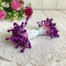 Тычинки маленькие, 2 мм, темно-фиолетовые, пучок 1800 шт.