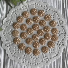 Серединка-хризантемка, 10 мм, персиковый, упаковка 250 грам