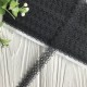 Кружево Амели (нестрейчевое), 1,5 см, черный, рулон 16,5 м