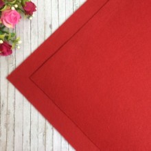 Набор фетра, 20х30 см, красный, 1 мм, упаковка 20 шт.