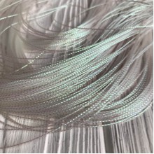 Шнур 0,5 мм, белый перламутр, моток 80 м