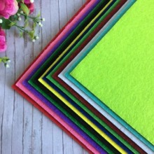 Набор фетра, 20х30 см, цветной микс, 3 мм, упаковка 12 шт.