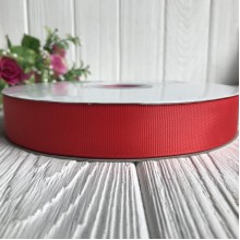 Репс 2,5 см (100 ярдов), красный, 90 м в рулоне