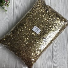 Присыпка звездочки, 3 мм, золото, упаковка 1 кг