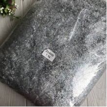 Присыпка сечка, 3 мм, серебряный перламутр, упаковка 1 кг