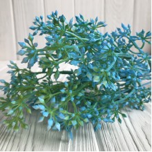 Ветка аспарагуса, 35 см, бирюзовый, 1 шт.