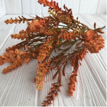 Ветка кувшинки, 37 см, ярко-оранжевый, 1 шт.