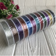 Проволока 0,37 мм, цветной микс, упаковка 12 шт.