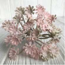 Веточка вакса, 13 см, светло-розовый, упаковка 10 шт.