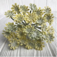 Веточка вакса, 13 см, желтый, упаковка 10 шт.