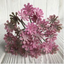 Веточка вакса, 13 см, малиновый, упаковка 10 шт.