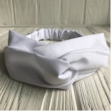 Повязка-переплет тканевая однотонная, 25 см, белый, шт.