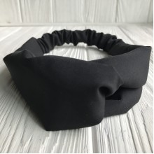 Повязка-переплет тканевая однотонная, 25 см, черный, шт.