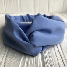 Повязка-переплет тканевая однотонная, 25 см, небесно-голубой, шт.