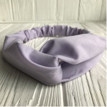 Повязка-переплет тканевая однотонная, 25 см, светло-лиловый, шт.