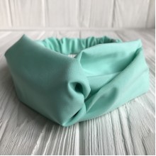 Повязка-переплет тканевая однотонная, 25 см, мятный, шт.