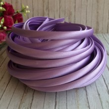 Обруч пластик в атласі, 1 см, ліловий, упаковка 30 шт. Обруч пластик в атласі, 1 см, ліловий, упаковка 30 шт.