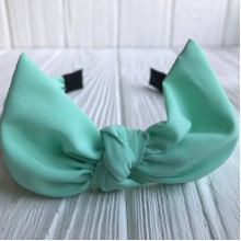 Обруч софт солоха однотонный, 2,5 см, мятный, шт.