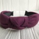 Обруч чалма замшевый, 3 см, вишневый, шт.