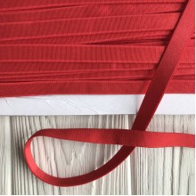 Резинка для бретелей, 1 см, красный, рулон 45 м