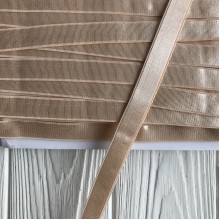 Резинка для бретелей, 1,5 см, персиковый, рулон 45 м