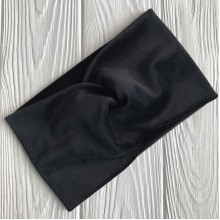 Повязка спорт велюр, 12 см, черный, шт.